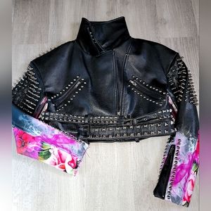 Vegan leather jacket
